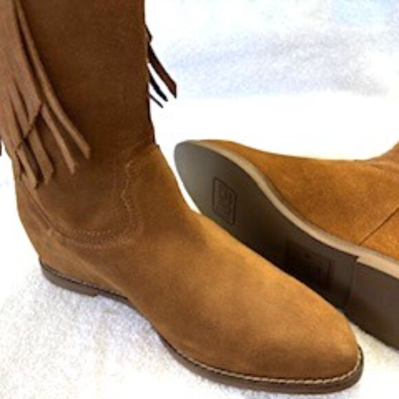 Dingo Kelsey Suede western pull on low boot Women's Size 8-1/2 - Picture 7 of 9